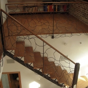 katuse-korteri trepp Tallinnas / Staircase of a penthouse apartment in Tallinn